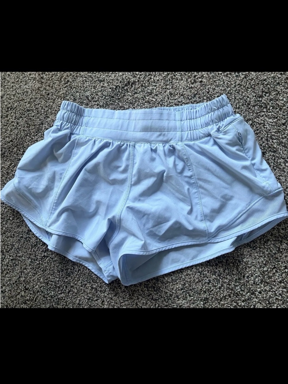 lululemon athletica Light Blue Women's Athletic Shorts